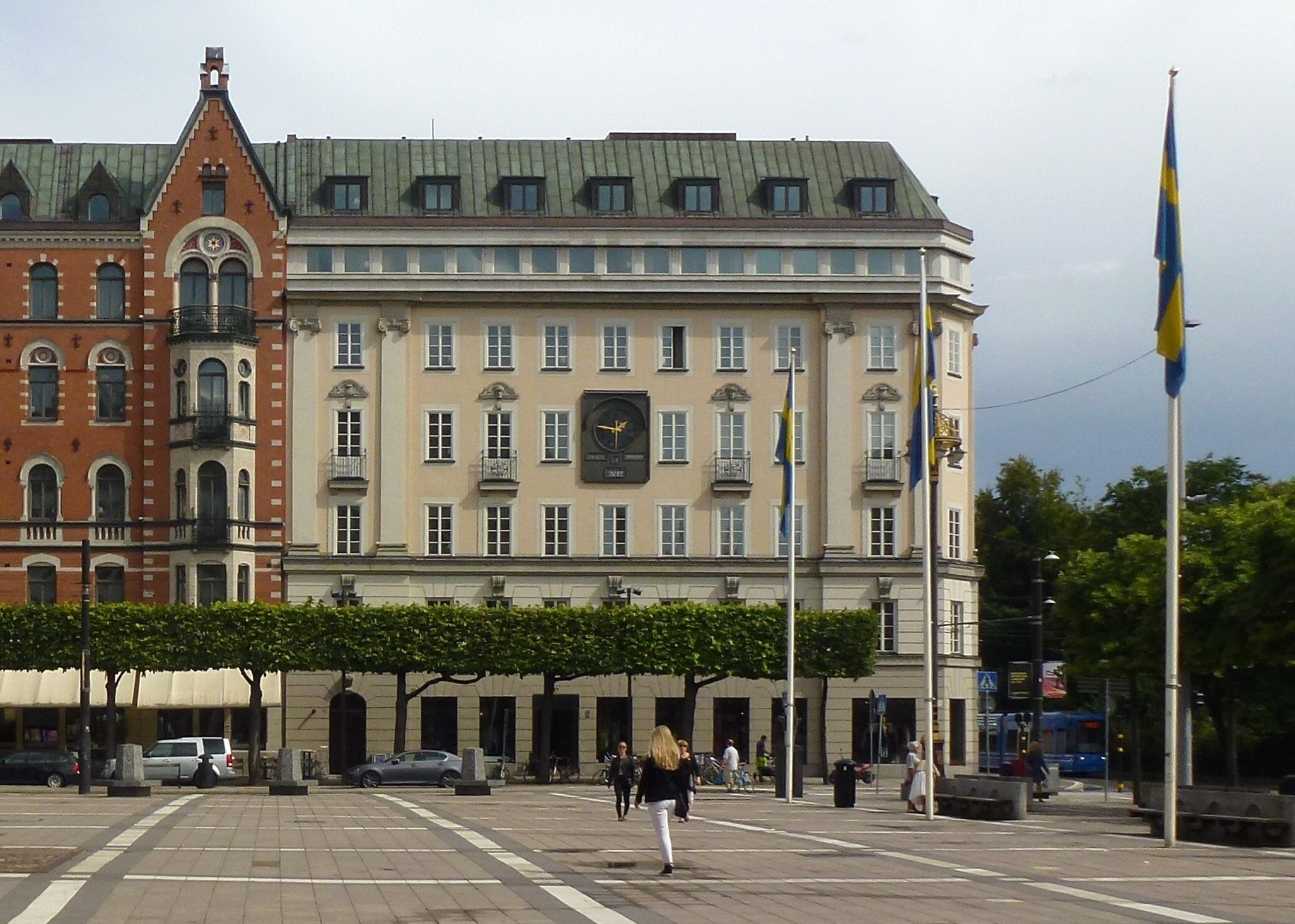 The former Kreditbanken building on Norrmalmstorg square in Stockholm, site of the 1973 robbery that gave the syndrome its name, photographed in 2012.